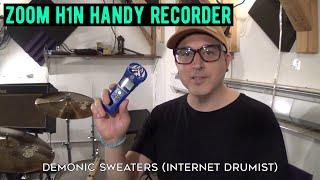 Zoom H1n Handy Recorder Review (by a drummer)