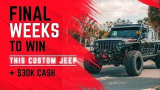 Enter to Win This Custom Jeep Gladiator + $30K Cash!