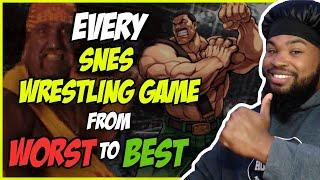 Every SNES Wrestling Game RANKED from WORST to BEST