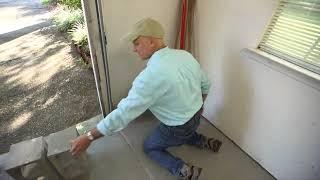 Store Your Yard Tools with 3 Concrete Blocks