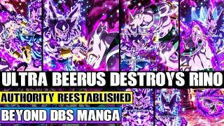 Beyond Dragon Ball Super Hakaishin Ultra Beerus Destroys Rino! God Of Destruction Rematch Concluded