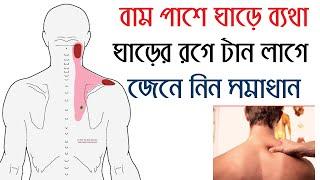বাম পাশে ঘাড়ে ব্যথা করে, ঘাড়ের রগে টান লাগে, জেনে নিন সমাধান