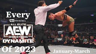 Every AEW Dynamite Episode Results Of 2023 (so far)