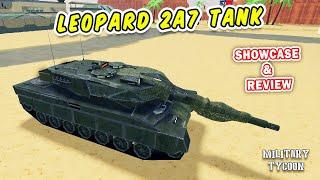 LEOPARD 2A7 TANK Showcase & Review in Military Tycoon Roblox