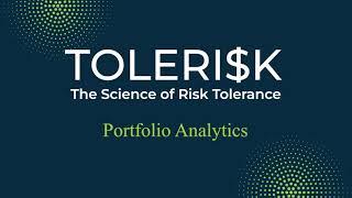 Tolerisk Portfolio Analytics Features