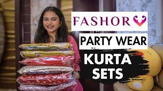 Fashor Party Wear Kurta Set Haul | Best Wedding and Party Wear Kurta Set Haul | Fashor Haul