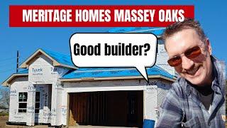 Pearland Texas Meritage Homes Review | Massey Oaks | Frame Walk