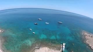 DJI Phantom 2 Vision in Chrisi island, Greece