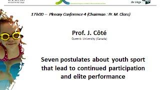 Keynote - Jean Côté. Queen’s University (Canada) CIAPSE2014