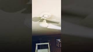 Dangerous ceiling fan situation Part 3 POWER CUTS OUT! #ceilingfan #electricity #dangerous