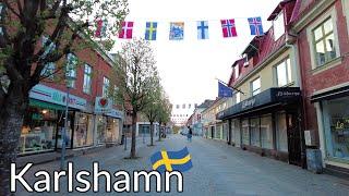 Sweden, walking tour of the city Karlshamn