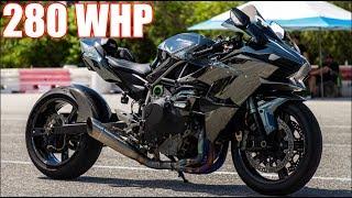 280HP Ninja H2 WALKS 1100HP Sequential Evo IX | 10,000RPM + 55PSI Acceleration!