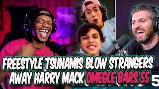 HoodFacts TV Reacts to Freestyle Tsunamis Blow Strangers Away  Harry Mack Omegle Bars 55