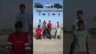 (who's is best car?)thar V's Scorpio V's fortuner #thar #scorpio #fortuner #cars #offroad #ytshorts