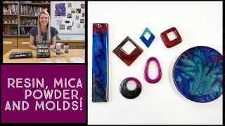 Resin, Mica Powder, and Molds!