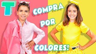 COMPRO TODA la ROPA POR COLORES Challenge