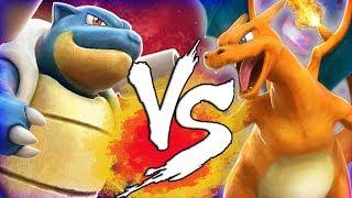 Pokken Tournament DX Blastoise vs Charizard (Nintendo Switch)