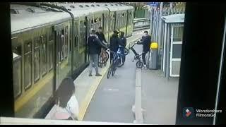 Boys harass women at Howth Dart Station