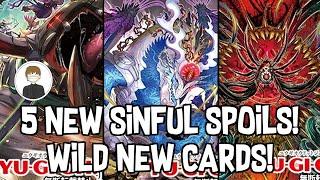 5 NEW SINFUL SPOILS! CRAZY NEW FUSIONS! Yu-Gi-Oh!