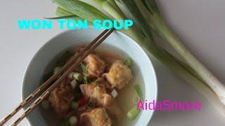 WON TON SOEP RECEPT|| in15 minuten klaar|| chinese dimsum|| AIDA SMORE