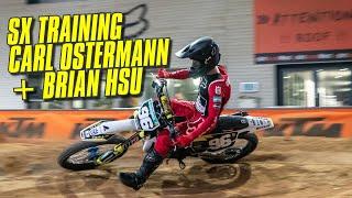 Supercross Action und Interview mit Carl Ostermann, featuring Brian Hsu