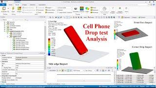 Cellphone Drop Analysis Using ANSYS (Explicit Dynamic)