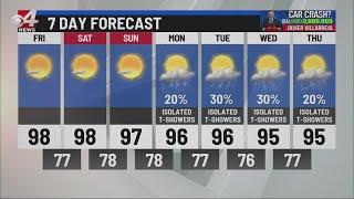 CBS 4 News at Noon Weather August 14, 2020
