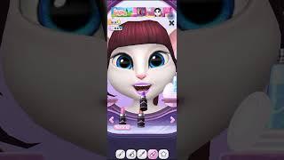 Talking Angela Makeup | #gamingglory #talkinangela #funny #cartoon#short