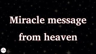 MIRACLE MESSAGE FROM HEAVEN  Message Of God  God Gifted Quotes