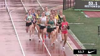 Girls 800 Run GARMIN Championship Section 6 - Nike Outdoor Nationals 2025 [Full Race Replay]