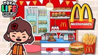 McDonald's in Toca Life World| Makeover | Lisa pie cute