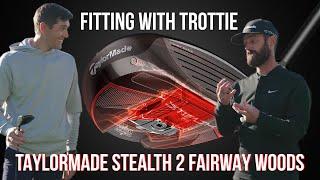 Trottie fits DJ for the Stealth 2 Fairway woods // Taylormade Kingdom