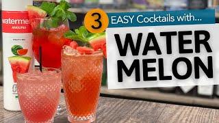 3 Cocktails with Watermelon | EASY Cocktails to Make at Home | Drinkstuff