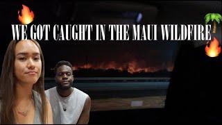 WE GOT STUCK IN THE MAUI FIRE 2019 *scary* | The Parkers Vlogs