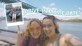 DRIVE-IN MOVIE DATE! | Vlog | 27 Travels - Lesbian Couple