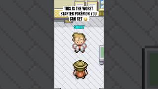 The worst starter Pokémon you can get  #pokemon #shorts