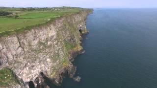 The Gobbins Aerial Video 2015