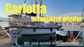 #24-15 Carlotta schwimmt wieder - zurück in Griechenland