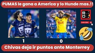 Resumiendote los Deportes - 29 de Sep -  Pumas Gana el Clasico Joven y Hunde mas a America.