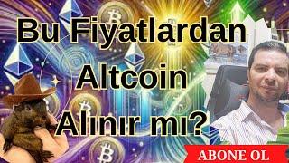 Bu Fiyatlardan Altcoin - Bitcoin Alınır mı? Kriptoparalar Son Durum Analizi