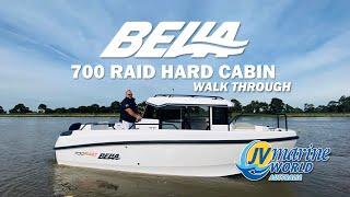 Bella 700 Raid Hard Cabin - Water Test and Walk Through Video