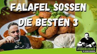 Die BESTEN Falafel Soßen überhaupt. DREI oberleckere & vegane Rezepte