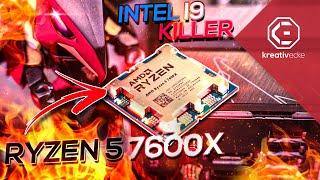 350 Euro INTEL i9 KILLER: KLEINER AMD Prozessor ZERSTÖRT INTEL CORE i9 12900K! AMD Ryzen 5 7600x