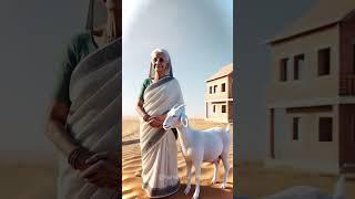 The Goat, Grandma, and the House of Bricks#shorts #trending #viralvideo #KahaniWaliAmma