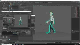 Ghost deformed mesh with cached playback in Maya.