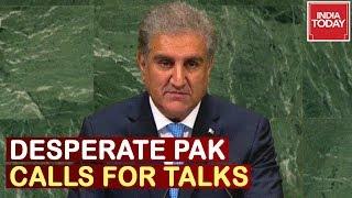 Pak Foreign Minister Shah Mahmood Qureshi Gives Fresh Call For Dialogue With India