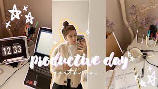 PRODUCTIVE DAY WITH ME//МОЙ ПРОДУКТИВНЫЙ ДЕНЬ//ДИСТАНЦИОННОЕ ОБУЧЕНИЕ//МОТИВАЦИЯ//STUDY WITH ME