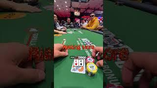 Pocket Kings in the WSOP Main Event! #poker #shorts #wsop