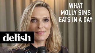 What Supermodel Molly Sims Really Eats In A Day | Delish