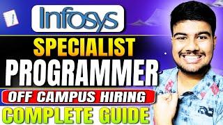 Hurry Up! Infosys 2025 Batch Specialist Programmer Hiring is Here! 